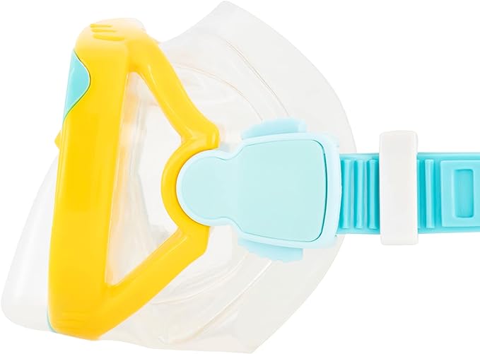 Speedo Unisex-child Swim Snorkel Dive Mask Anti-Fog with Nose Cover Adventure Series