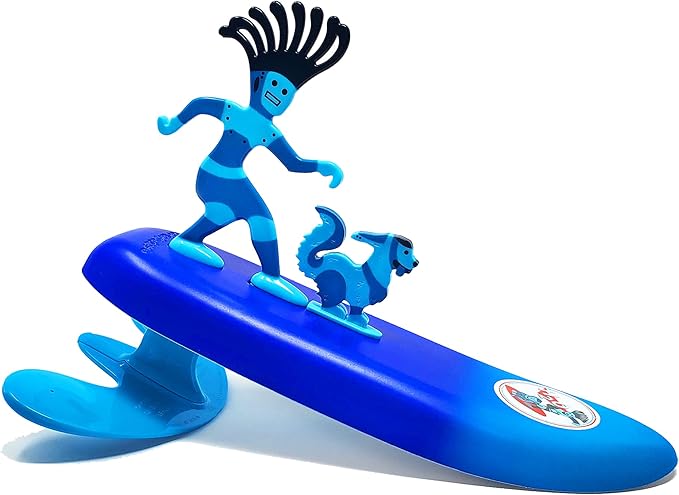 Surfer Dudes Legends & Surfer Pets Wave Powered Mini-Surfer, Pet and Surfboard Beach Toy - Promethei Paula and Alberta