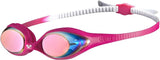 ARENA Unisex Youth Spider Junior Swim Goggles Girls and Boys Ages 6 to 12 Fogless Lenses Easy to Adjust Strap No Leak