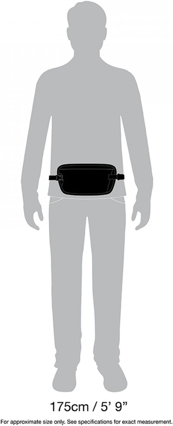 Pacsafe Coversafe X100 Anti-Theft RFID Blocking Waist Wallet, Black