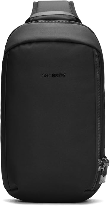 Pacsafe Vibe 325 Anti Theft Crossbody Casual Daypack, Color Black