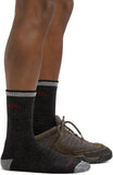 Darn Tough Hiker Midweight Micro Crew Sock with Cushion, Mens Socks for Hiking and Camping, Boot Socks