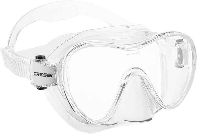 Cressi F1, Scuba Diving Snorkeling Frameless Mask, Perfect Seal Silicone Skirt