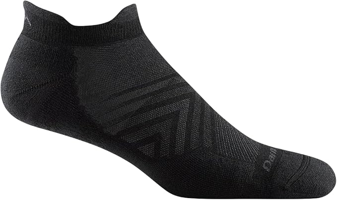 Darn Tough Run No Show Tab Ultra, Lightweight with Cushion, Men's Black Large