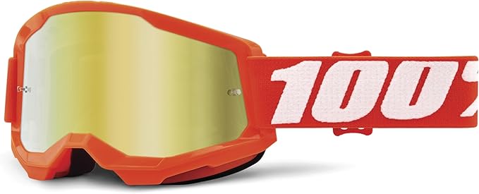 100% STRATA 2 Goggles - Sports Goggles for Motocross & Mountain Biking, Eyewear for Bike Riders - Motocross Goggles for Men