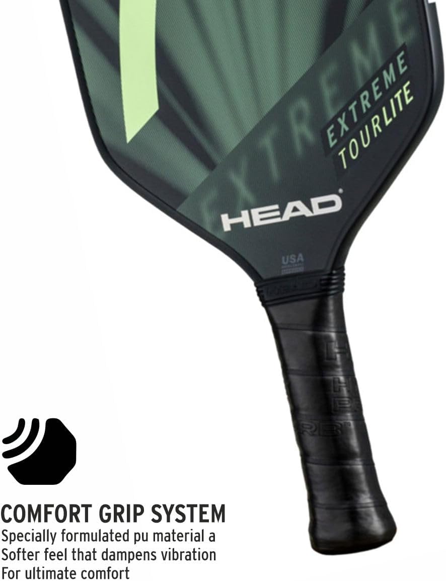 Head Extreme Elite Fiberglass Paddle with Honeycomb Polymer Core & Comfort Grip