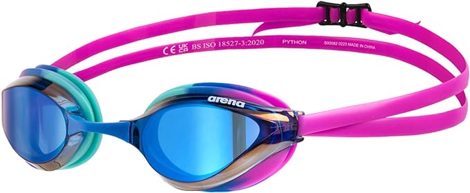 python goggles Arena Unisex Python Racing Swim Goggles for Men and Women Anti-Fog No – The StreetLite Company