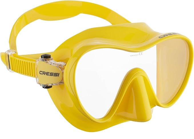 Cressi F1, Scuba Diving Snorkeling Frameless Mask, Perfect Seal Silicone Skirt