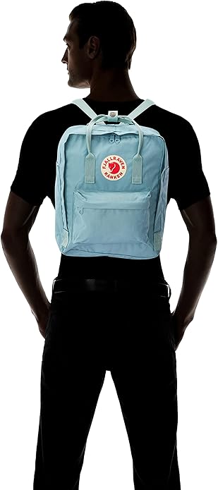 Fjällräven Kånken Unisex Travel Backpack, Side Slip Pocket, Adjustable Shoulder Straps, Dual Top Handles Fog