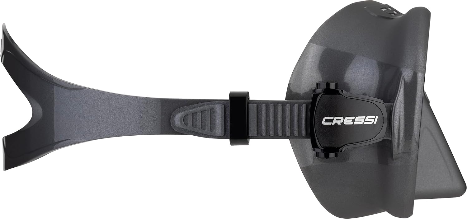 Cressi Z2 Adult Frameless Diving Mask, Wide View Mono Lens, Pure Soft Silicone