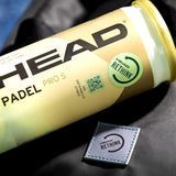 HEAD Padel Pro S Balls, Black, S