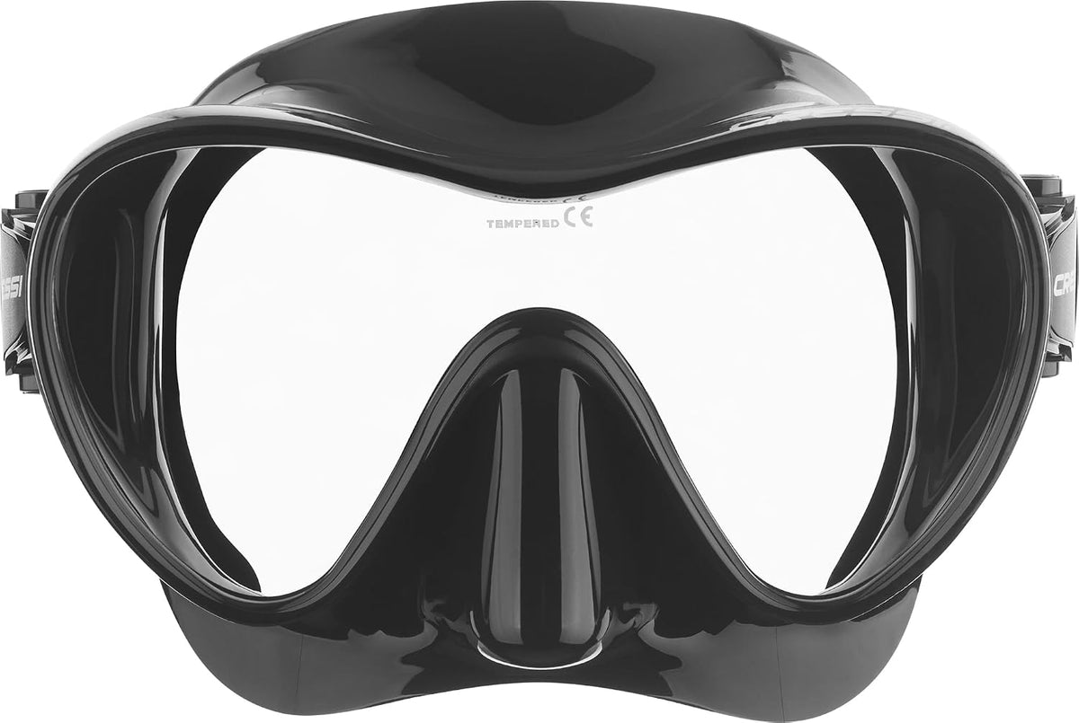 Cressi F1, Scuba Diving Snorkeling Frameless Mask, Perfect Seal Silicone Skirt