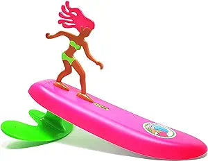 Surfer Dudes Classics Wave Powered Mini-Surfer and Surfboard Toy,  Bali Bobbi and Aussie Alice
