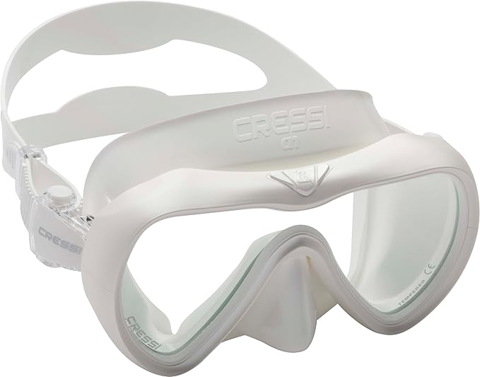 Cressi Anti-Fog Wide View Single Lens Scuba Diving and Freediving Masks A1