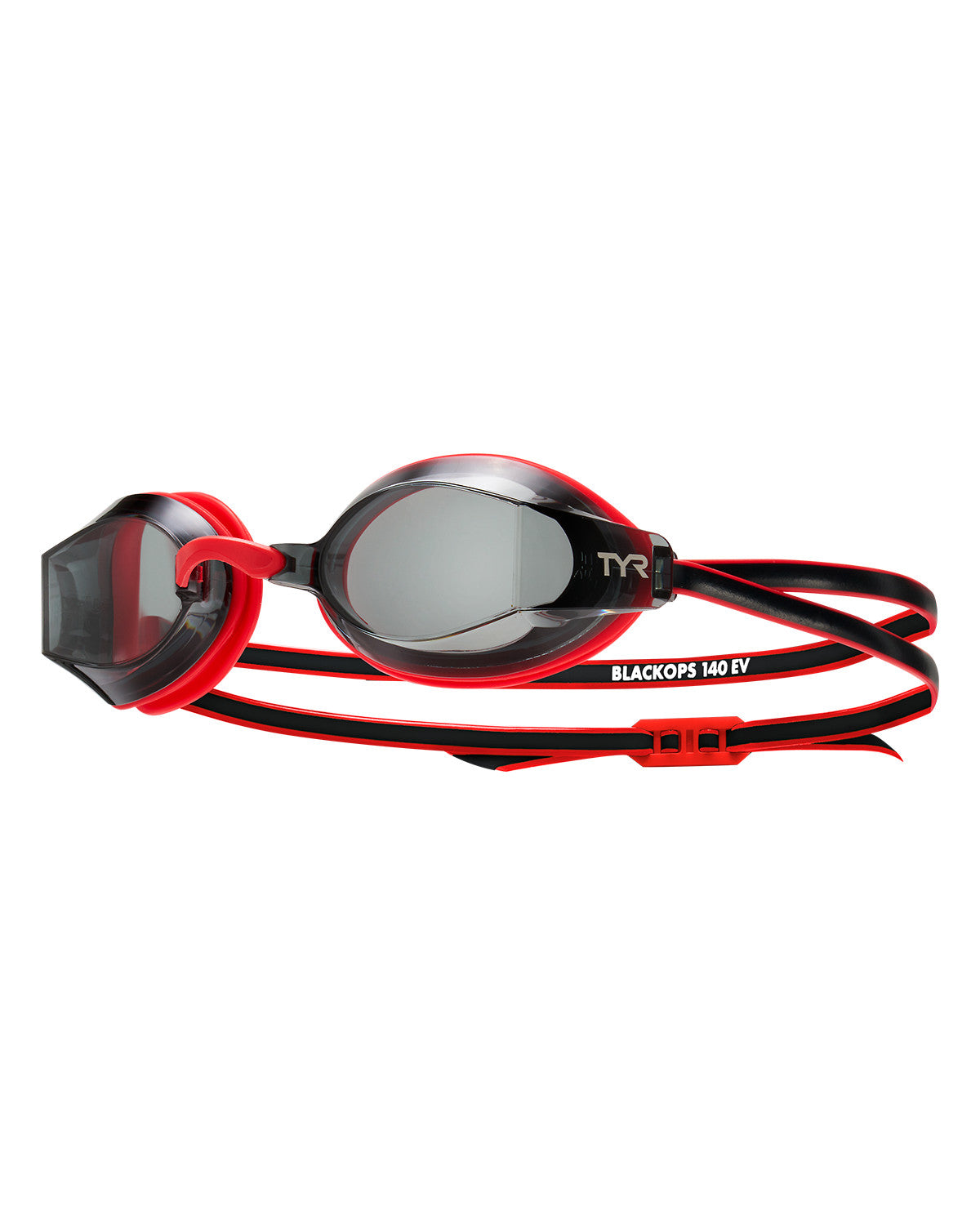 TYR Black Ops EV Racing Goggles Low Profile Competition Ready Swim Goggles with Wide Vision Anti-Fog UV Protection Lenses
