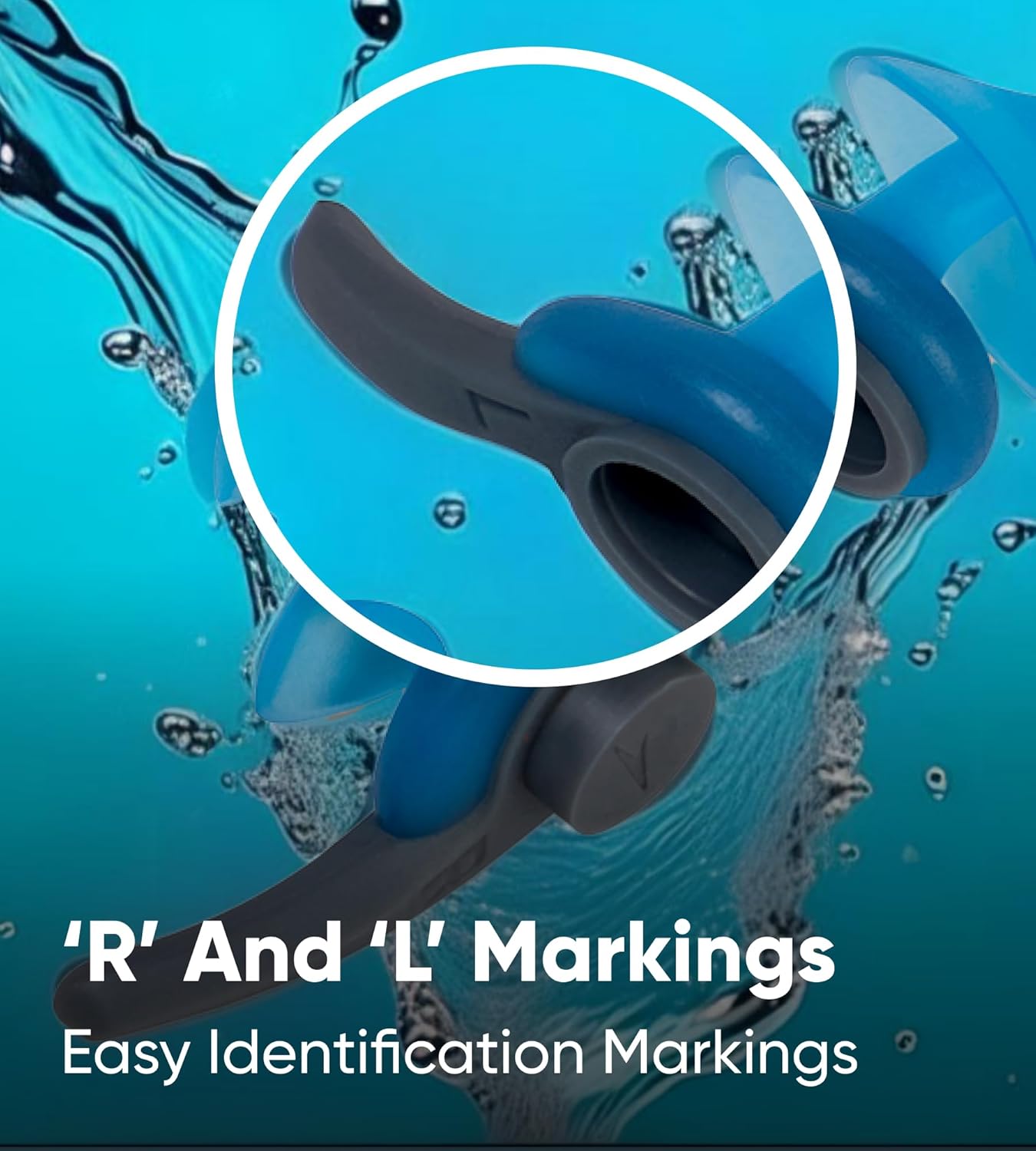 Speedo Unisex Adult Biofuse Earplug Swimming Earplug, Blue, One Size