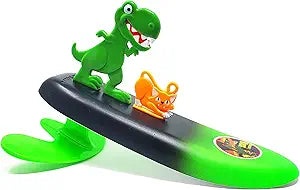 Surfer Dudes Legends & Surfer Pets Wave Powered Mini-Surfer, Pet and Surfboard Beach Toy - Promethei Paula and Alberta
