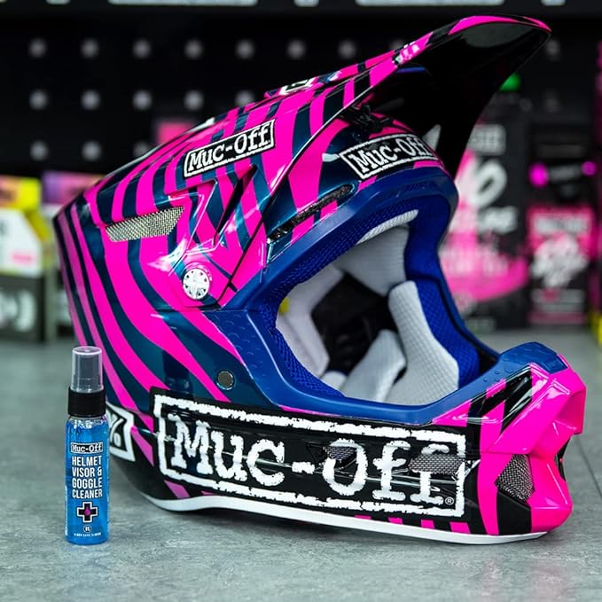 Muc Off 202 Visor, Lens & Goggle Cleaning Kit, Blue, 0.030 l