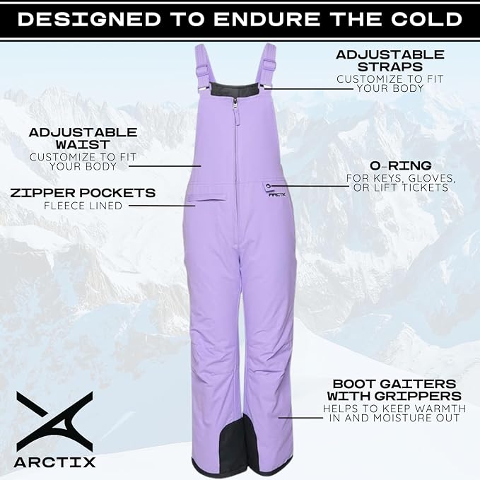Arctix Kids Insulated Snow Bib Overalls