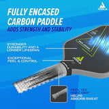 JOOLA Ben Johns Hyperion C2 Pickleball Paddle, Aero-Curve Hyperion Shape with Charged Surface Technology from The Ben Johns Perseus