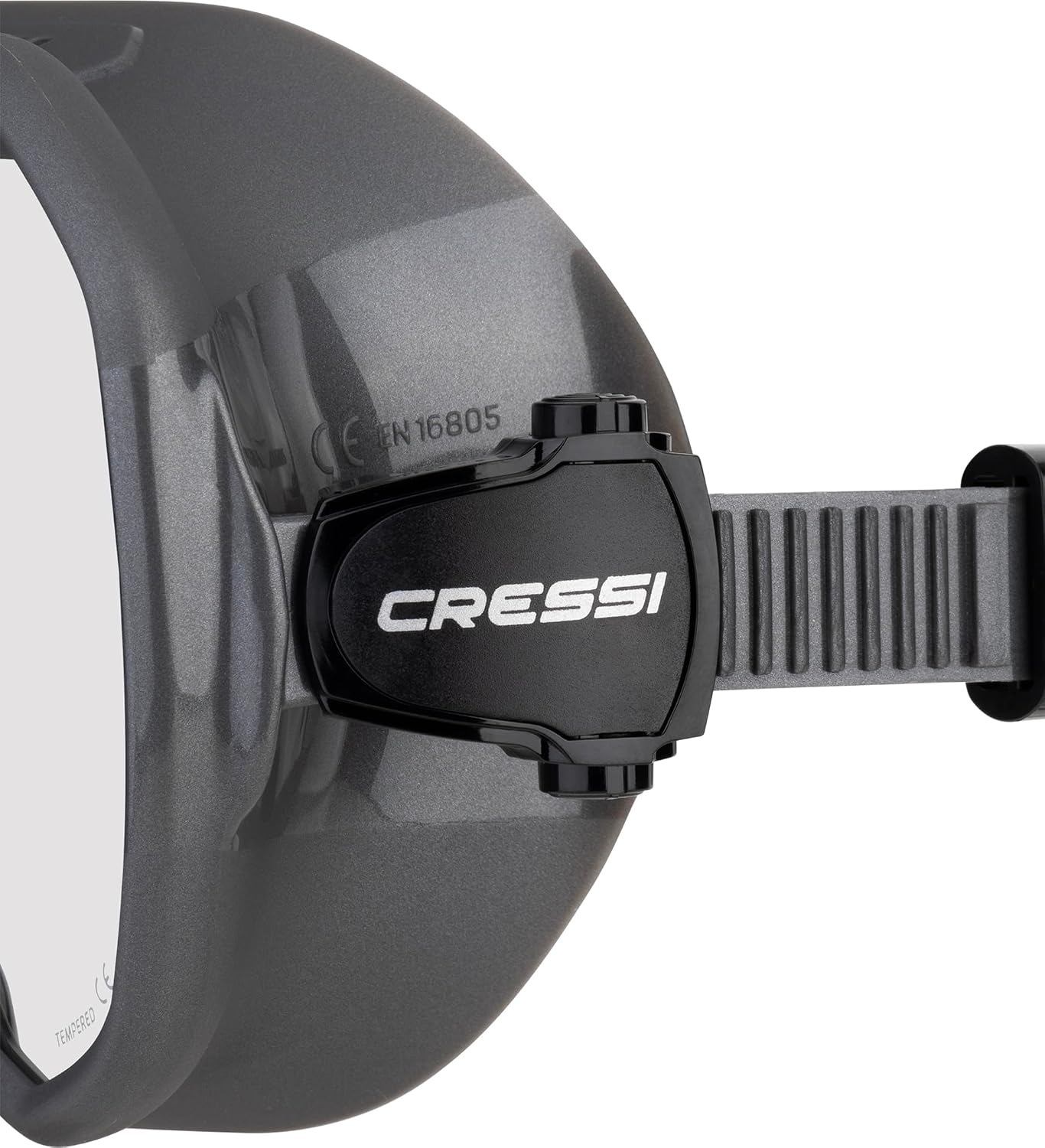 Cressi Z2 Adult Frameless Diving Mask, Wide View Mono Lens, Pure Soft Silicone