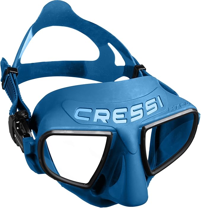 Cressi Frameless Freediving Mask with Reduced Internal Volume and Ergonomic Nose Shape