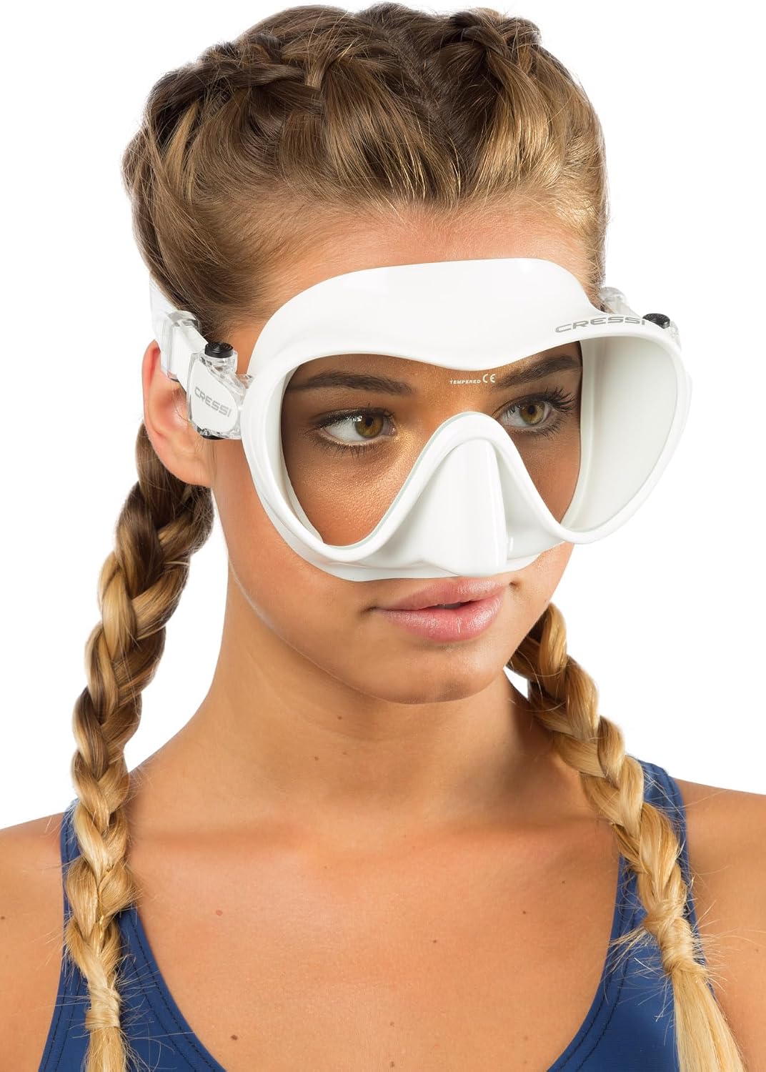 Cressi F1, Scuba Diving Snorkeling Frameless Mask, Perfect Seal Silicone Skirt