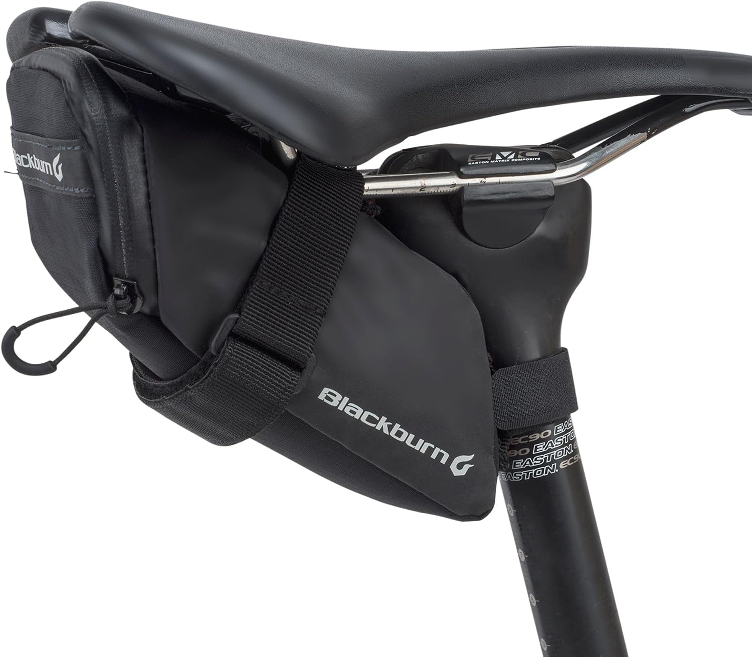 Blackburn Grid Small Seat Bag Water Resistant Reflective 0.4L, Black, Medium