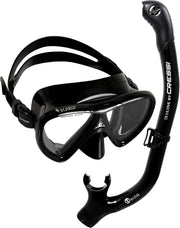 CRESSI Adult Snorkeling Set in Comfortable Pure Silicone, Mask & Semi Dry Snorkel