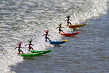 Surfer Dudes Classics Wave Powered Mini-Surfer and Surfboard Toy,  Bali Bobbi and Aussie Alice