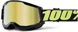 100% STRATA 2 Goggles - Sports Goggles for Motocross & Mountain Biking - Eyewear for Bike Riders - Motocross Goggles for Men