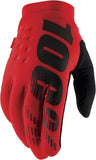 100% BRISKER Cold Weather Motocross & Mountain Bike Gloves - Warm Winter MTB & MX Powersport Racing Protective Gear