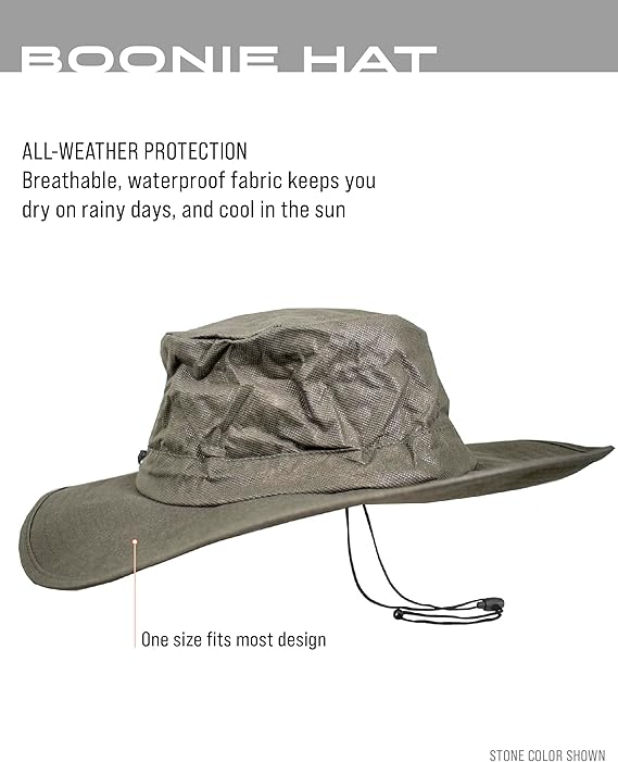 FROGG TOGGS Boonie Hat, Fishing Hat Offers Waterproof, Breathable, Sun Protection