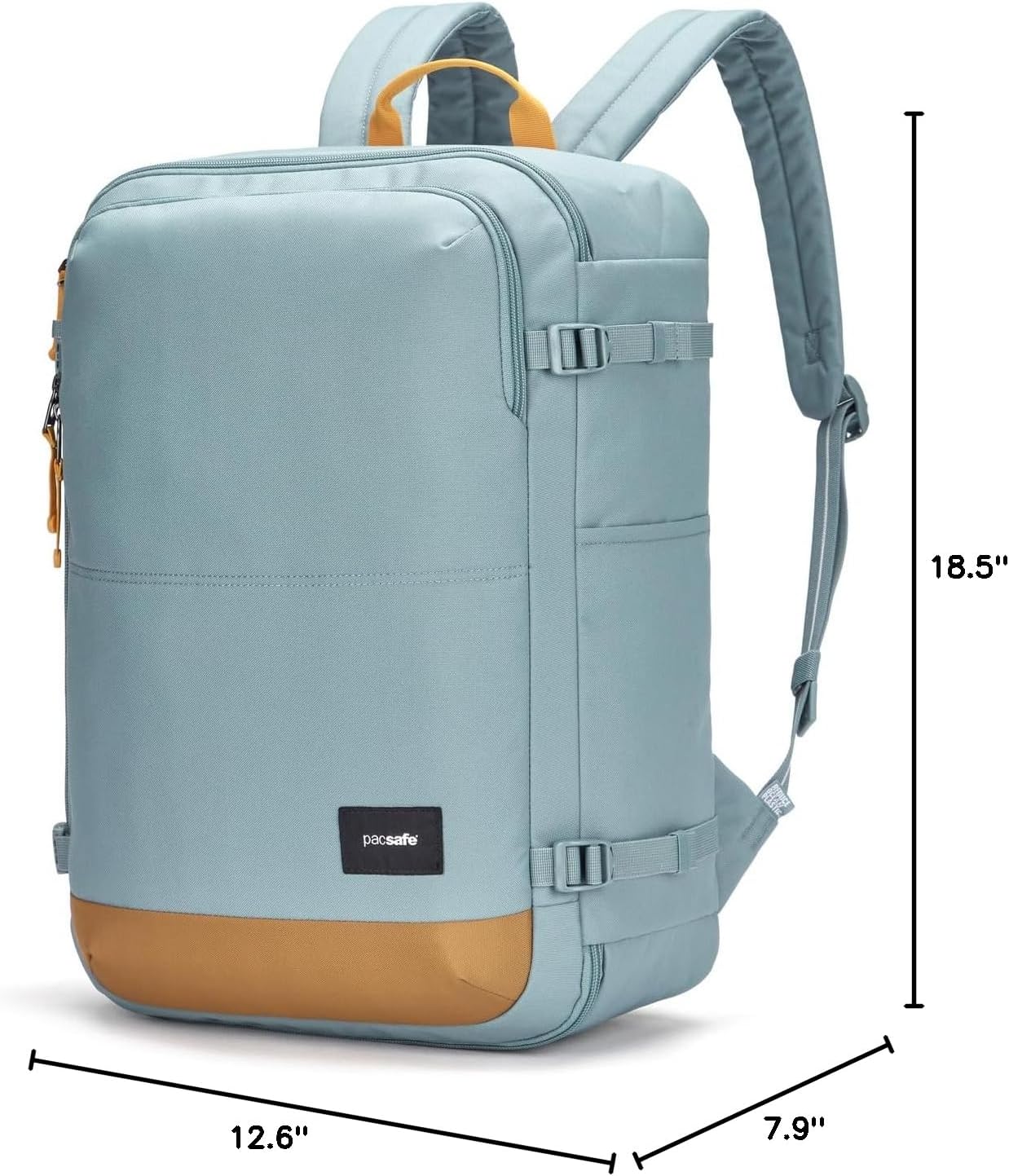 Pacsafe GO Anti Theft 34L Carry-on Backpack, Fresh Mint, One Size