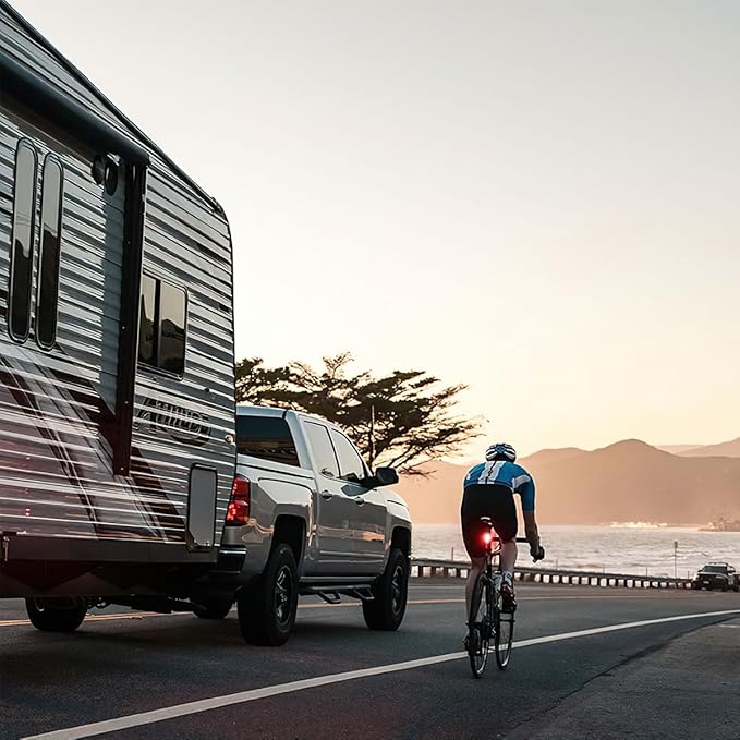 NiteRider Vmax+ 150 Lumens USB Rechargeable Bike Tail Light Powerful Daylight Visible Bicycle LED Rear Light Easy to Install Road Mountain City Commuting Adventure Cycling Safety Flash