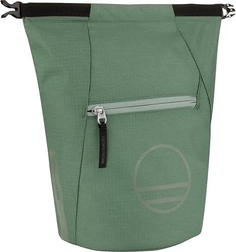 Wild Country Spotter Boulder Chalk Bag, Large Rock Climbing Chalk Bucket with Zippered Pocket