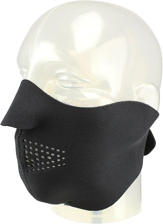 Seirus Innovation 6810 Neofleece Comfort Masque, Winter Cold Weather Face Protection, Black, Small