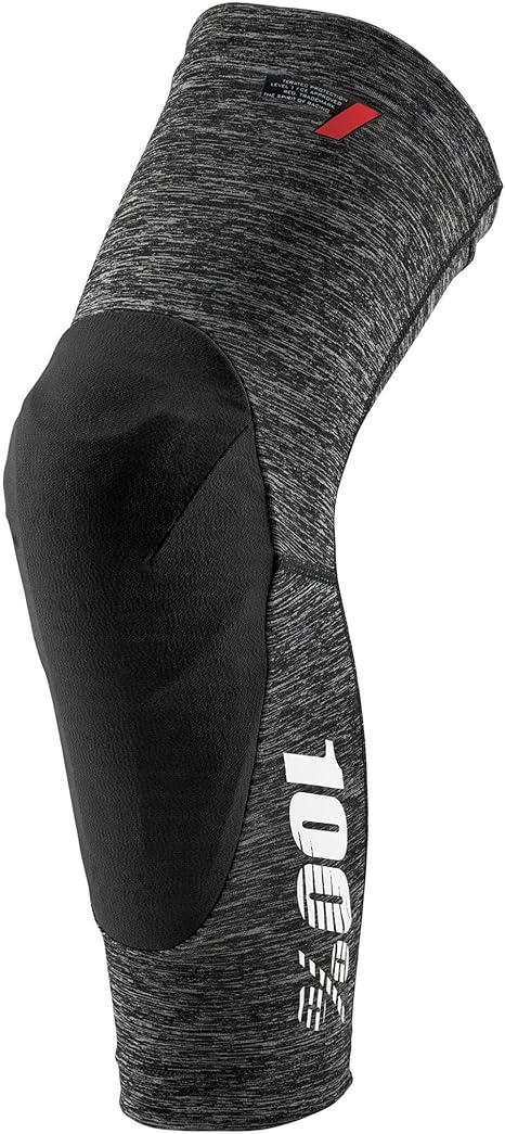 100% Teratec Mountain Biking Knee Pad - MTB & BMX Protection,Ultralight Nylon Slip On Sleeve with Built in Padding