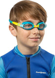 Cressi Colorful Kids Swim Goggles for Boys and Girls 4-8 Years Old - Dolphin 2.0, Starfish