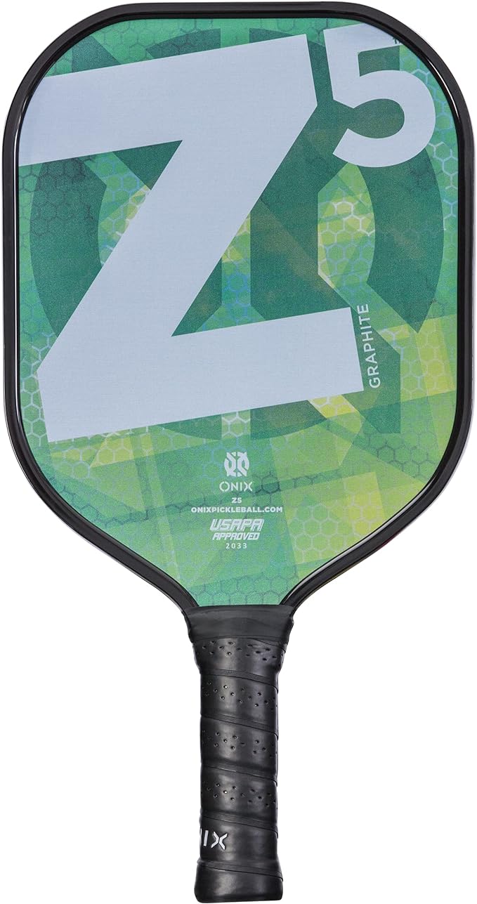 ONIX Graphite Z5 Graphite Carbon Fiber Pickleball Paddles with Cushion Comfort Pickleball Paddle Grip