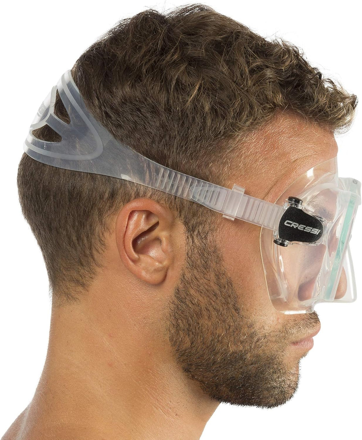 Cressi F1, Scuba Diving Snorkeling Frameless Mask, Perfect Seal Silicone Skirt