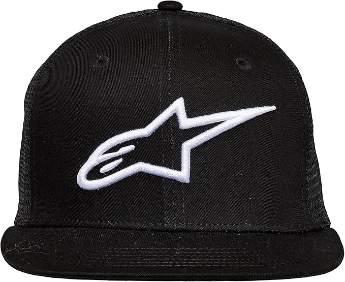 Alpinestars mens Corp Trucker Snapback, Color Black, One Size
