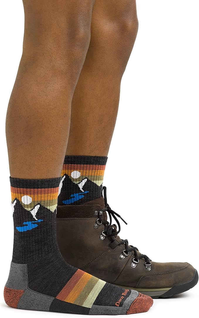 Darn Tough Vermont Sunset Ridge Crew Lightweight with Cushion Sock