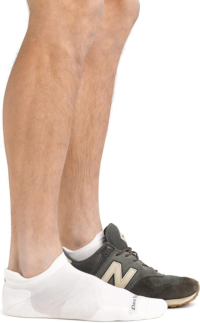 Darn Tough Run No Show Tab Ultra, Lightweight with Cushion, Men's Black Large