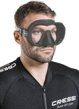 Cressi Z1 Adult Frameless Scuba Diving Mask