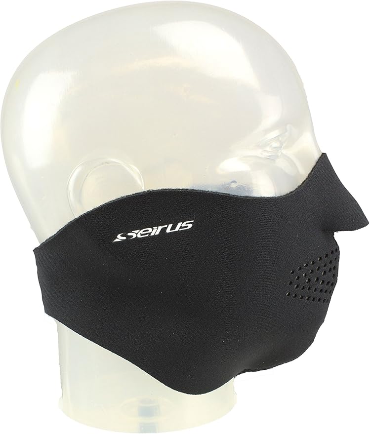 Seirus Innovation 6810 Neofleece Comfort Masque, Winter Cold Weather Face Protection, Black, Small