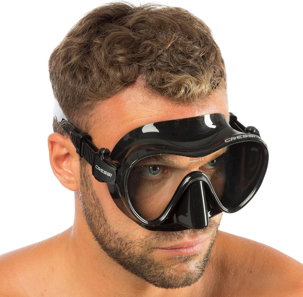 Cressi F1, Scuba Diving Snorkeling Frameless Mask, Perfect Seal Silicone Skirt