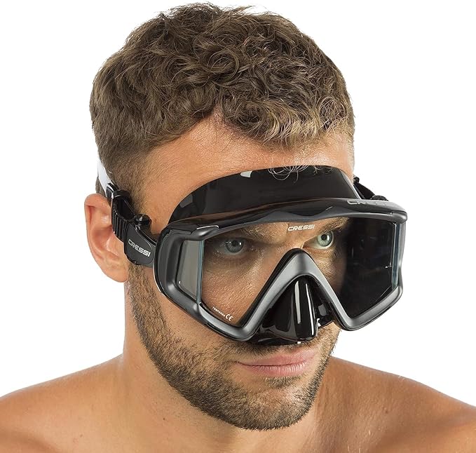 Cressi Liberty Triside SPE Snorkeling Mask Perfect View Scuba Diving