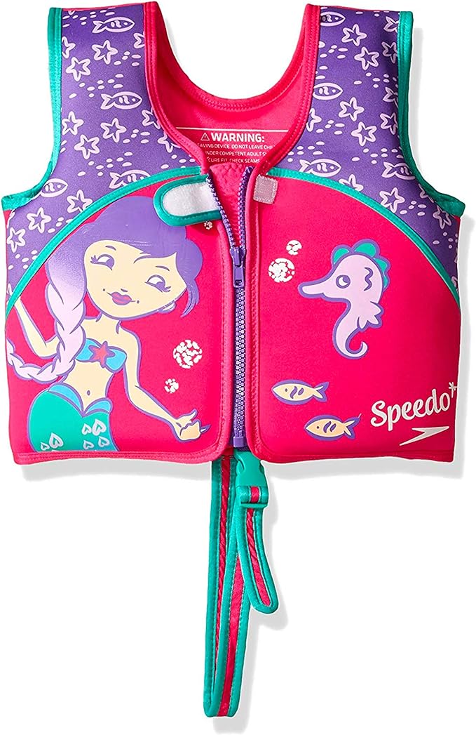 Speedo unisex-child Swim Flotation Classic Life Vest Begin to Swim UPF 50