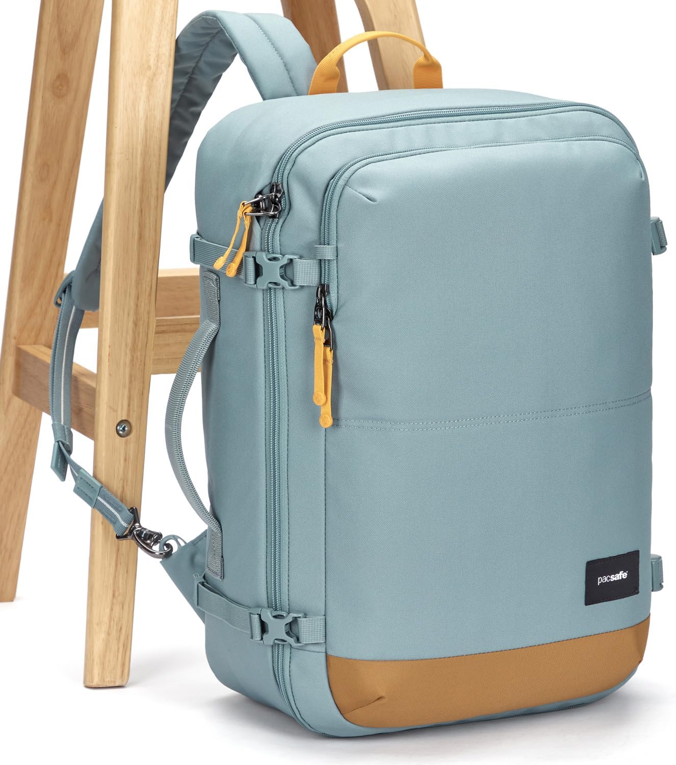 Pacsafe GO Anti Theft 34L Carry-on Backpack, Fresh Mint, One Size